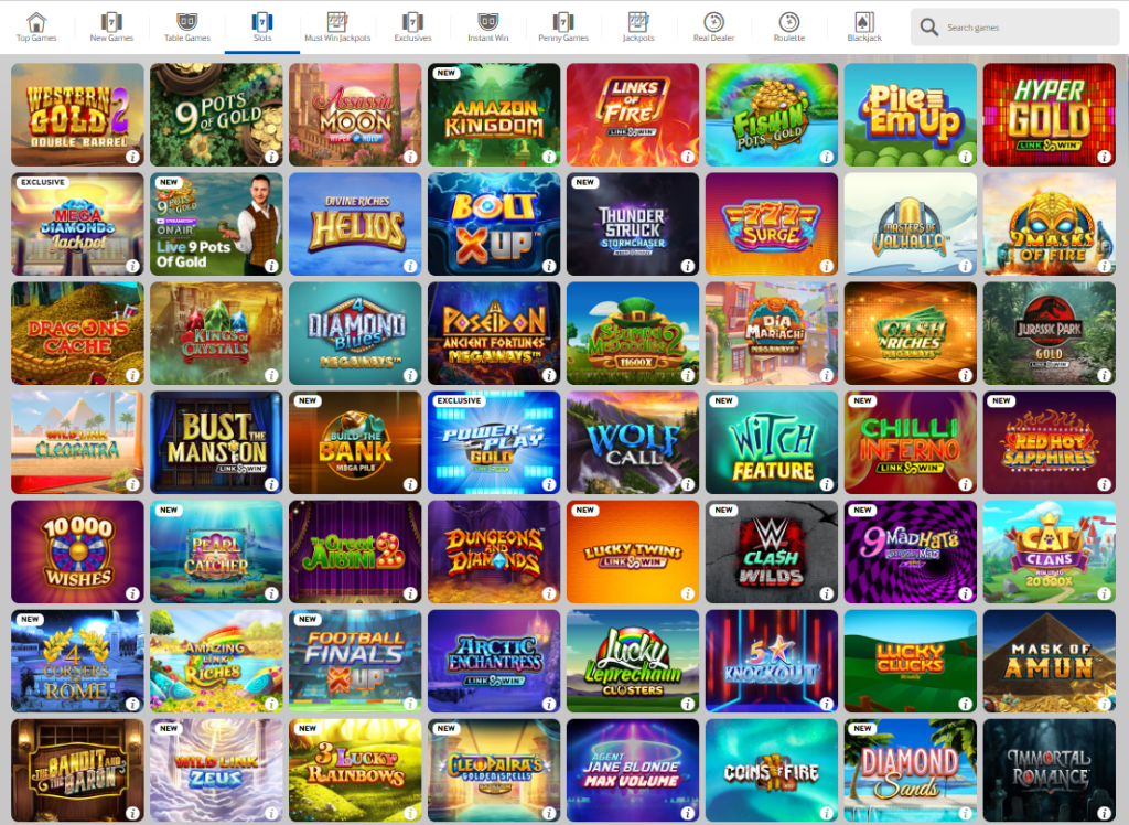 Betway Casino Games & Software Offered