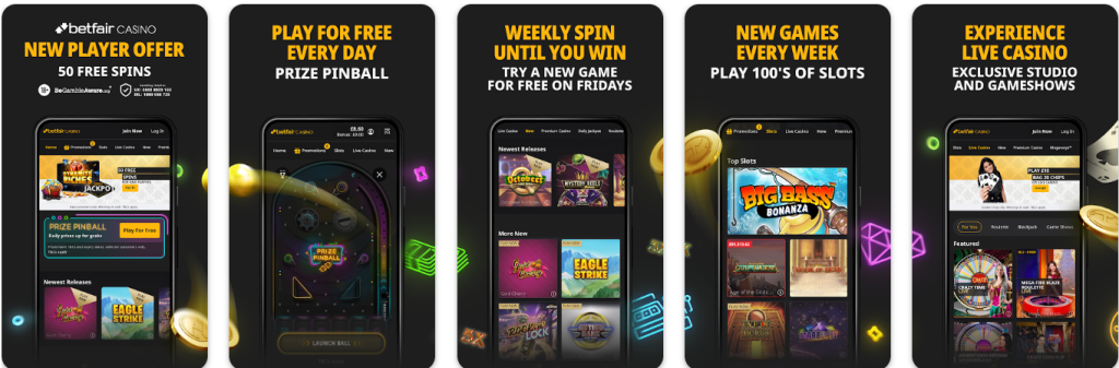 Betfair Casino app