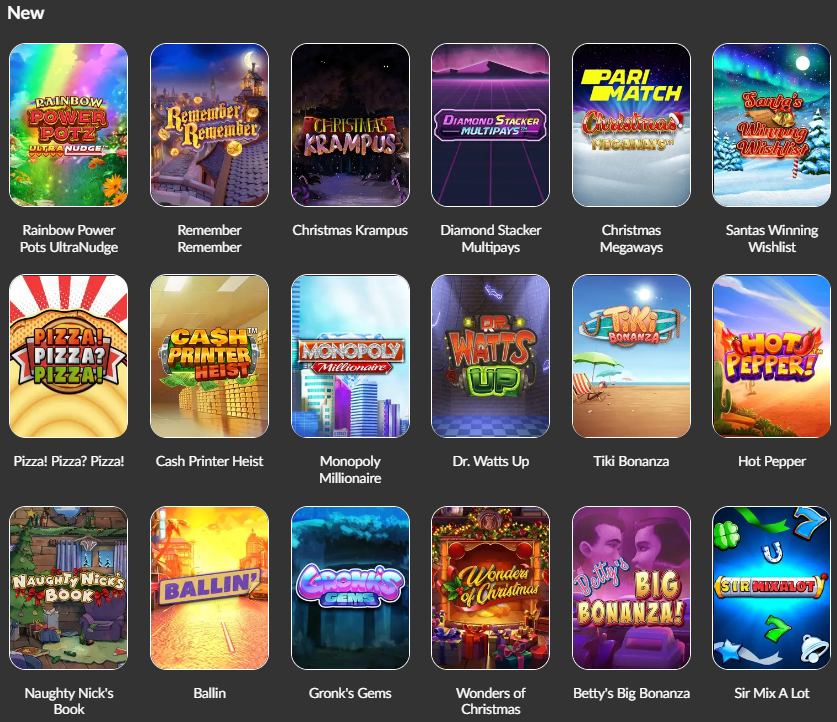 PariMatch Casino Games & Software
