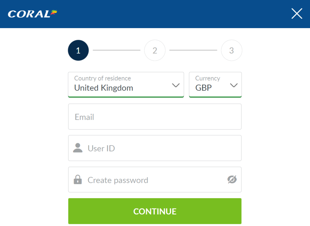 Create Your Coral login Account