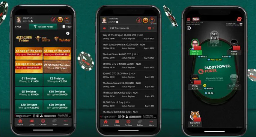 Paddy Power Poker App