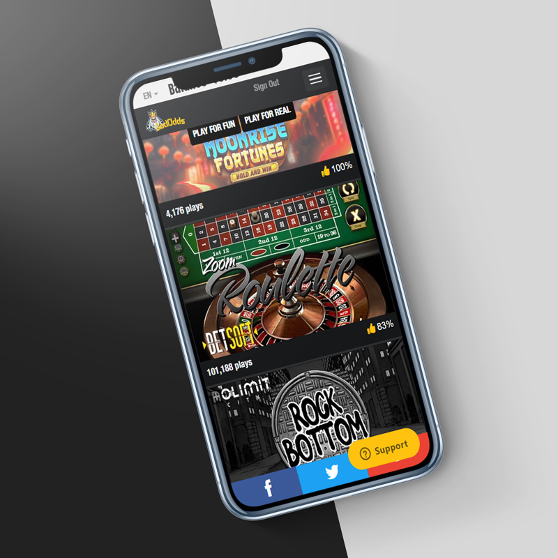 God Odds Mobile Casino Review