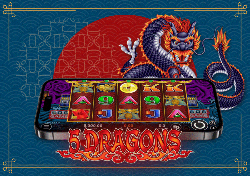 Play Free Pokies 5 Dragons by Aristocrat Online on Mobile