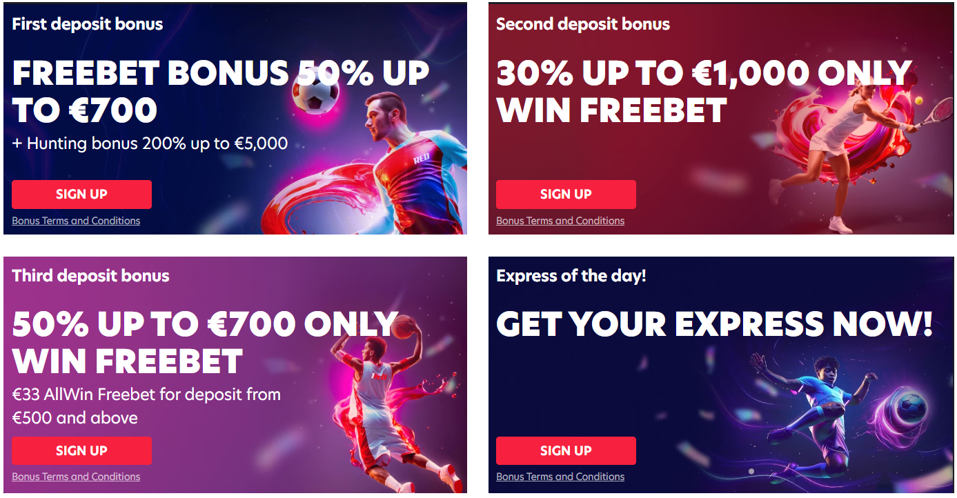 1Red Bonus Promotions