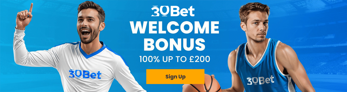 30Bet Banner