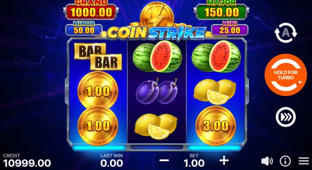 Coin Strike: Hold and Win non-GamStop online slot at Patrick Spins